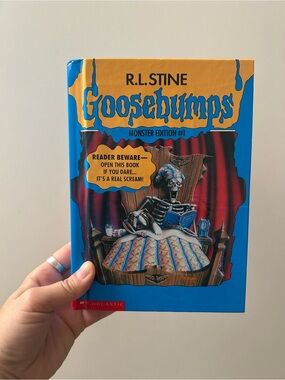 Vintage 1995 R.L. Stine Goosebumps Monster Edition #1 Hardcover
